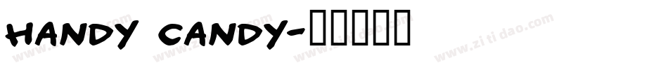 Handy candy字体转换